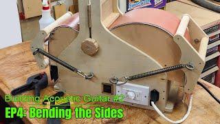 Bending Acoustic Guitar Sides  Using my Homemade Side Bender