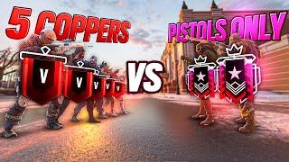 Pistol Only GODS VS 5 Coppers Will They Win?