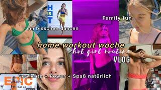 woche voller home workouts in meinem schimmeligen Keller  hot girl summer vlog