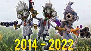 SCIENTIST EVOLUTION 2014 - 2022 in PvZ Garden Warfare 1 2 & Battle For Neighborville