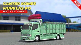 RILISS MOD CANTER KOMES MUHKLAS PO TERBARU FULL DETAIL bussid v4.3