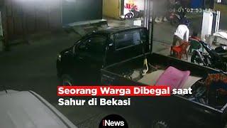 Seorang Warga Dibegal saat Sahur di Bekasi Jawa Barat