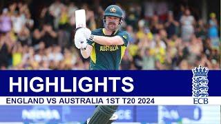 ENGLAND VS AUSTRALIA HIGHLIGHTS 1ST T20 MATCH 2024  ENG VS AUS