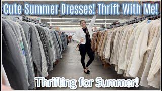 A Surprisingly Amazing Thrift Trip Thrift With Me & Try On I Got Delulu. Thrifting For Summer