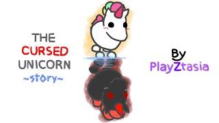 The cursed unicorn story  Adopt me mini movie  PlayZtasia