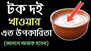 টক দই রোজ দুপুরে খেলে কি হয়  টক দই এর উপকারিতা  New