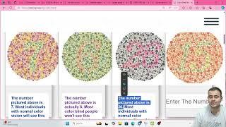 Color Vision Test in Govt Job  color blindness