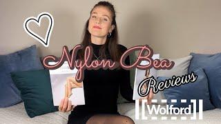 Wolford Neon 40 vs Wolford Satin Touch 20  Shiny Showdown  Pantyhose Review and Try On