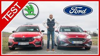 Ford Focus ST Turnier vs. Skoda Octavia RS Combi Beide GLEICH SPORTLICH? Sound Ausstattung Preis