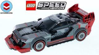 LEGO Speed Champions 76921 Audi S1 e-tron quattro Race Car Speed Build Review