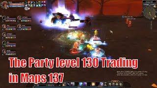 Silkroad Online 2018 - Party 130 Level trading in Maps 137 Level - Not died