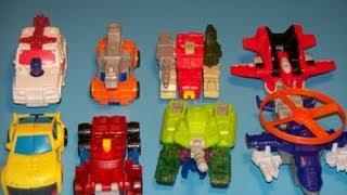 2002 MCDONALDS TRANSFORMERS ARMADA HAPPY MEAL TOY SET REVIEW
