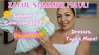 ZAFUL TRY ON HAUL 2022 ZAFUL SUMMER COLLECTION  MUST HAVE SUMMER HAUL Cute & Affordable Items*