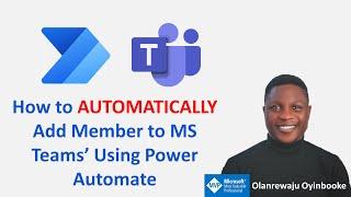 How to Automatically Add Member to MS Teams With Power Automate