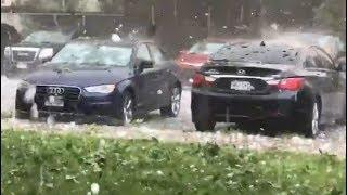 Severe hail storm hits Colorado Spring and Fountain - August 6 2018