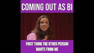 Coming Out as Bi #lgbt #comedy #bi #men #bipride #standup