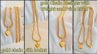 gold chain designs for men with weight and price 202425 grm gold Chain design with locket