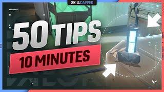 50 Game Changing Valorant Tips in 10 MINUTES  Valorant Tips Tricks and Guides
