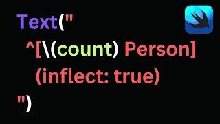 String Pluralization in SwiftUI Mind Blown  – iOS 2023