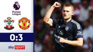 De Ligt & Co. wieder auf Siegkurs  Southampton - Manchester United  Highlights - Premier League