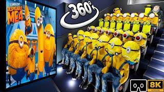 Despicable Me 4 360°  CINEMA HALL  8K VR 360 Video  MEGA Minions EDITION 