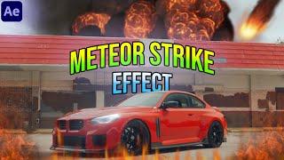 How to Make Meteor Strike Effect in After Effects