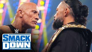 FULL SEGMENT The Rock steps to Roman Reigns on Road To WrestleMania SmackDown Feb. 2 2024