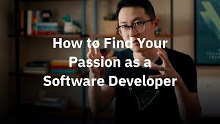 How to find your passion as a Software Developer  from Vue.js creator Evan You