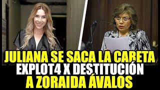 JULIANA OXENFORD RESPALDA A ZORAIDA ÁVALOS «DECISION ANTIDEMOCRATICA»