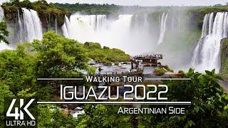 【4K 60fps】 VIRTUAL WALKING TOUR  «Iguazú Falls - Argentina 2022»  ORIGINAL SOUNDS  NO COMMENT