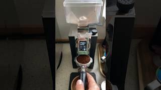 Home barista making coffee