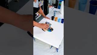 Gorgeous Acrylic Pouring Technique #shorts