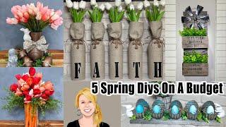 Spring DIYs On A BudgetDollar Tree Easter DIYFarmhouse Decor