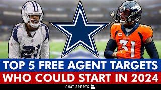 5 NFL Free Agents Who Could Start For The Cowboys In 2024 Ft. Stephon Gilmore  Cowboys Rumors