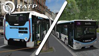 OMSI 2 Add-on ParisGO - Iveco Urbanway 18 Hybride RATP - Ligne 78