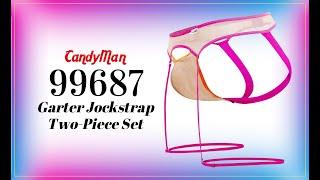 Candyman 99687 Garter Jock Two Piece Set Mens Underwear - Johnnies Closet