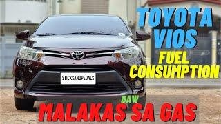 Gen 3 Toyota Vios 1.3L Dual VVTi - Malakas sa gas daw Fuel Consumption Review - Highway Drive