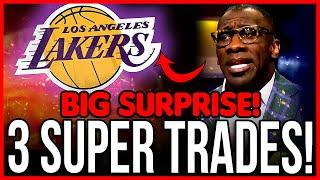 BIG ANNOUNCEMENT 3 NBA STAR TRADED THO THE LAKERS A BIG DEAL TODAYS LAKERS NEWS