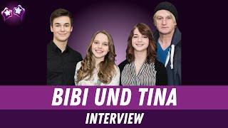 Bibi und Tina Film  Lina Larissa Strahl Lisa-Marie Koroll Louis Held Detlev Buck Interview