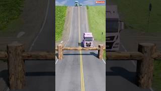 Dump truck Vs Log #21-Beamng-Driver