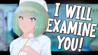 ASMR Sweet School Nurse Examines Your Ears 