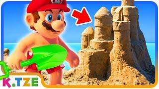 LARGEST Sandcastle Ever Built  Super Mario Odyssey Story