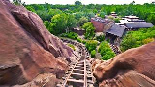 Expedition Everest 2024 - Disneys Animal Kingdom Roller Coaster Ride at Walt Disney World 4K POV