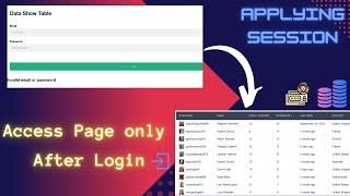 How to Display print user name after login using with session in PHP  display page after login