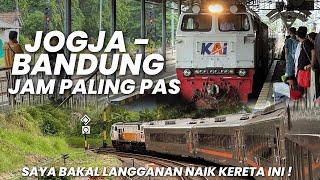 WAKTU TEMPUH CEPAT DAN HARGA TERJANGKAU‼️Naik Kereta Api Malabar Premium Yogyakarta - Bandung