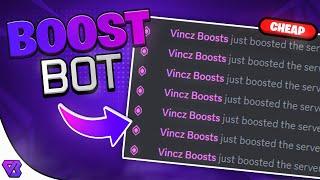 NEW Server Boosting Bot is Insane 2023  How To Use It