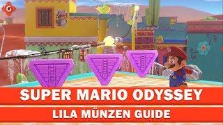 Super Mario Odyssey Alle Sammelobjekte lila Münzen - Wüstenland - Collectible Locations Guide