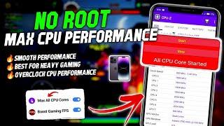 Max 90 - 120 FPS  Enable Max Cpu Performance  Stable Fps & Performance  No Root