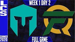 Immortals vs FlyQuest  Week 1 Day 2 S10 LCS Summer 2020  IMT vs FLY W1D2