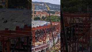 Obras Camp Nou #newcampnou#futbol#barcelona#barça#construction#arquitectura#campnou#footballstadium